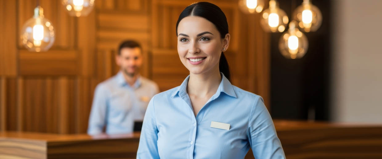 Receptionist per Albergo